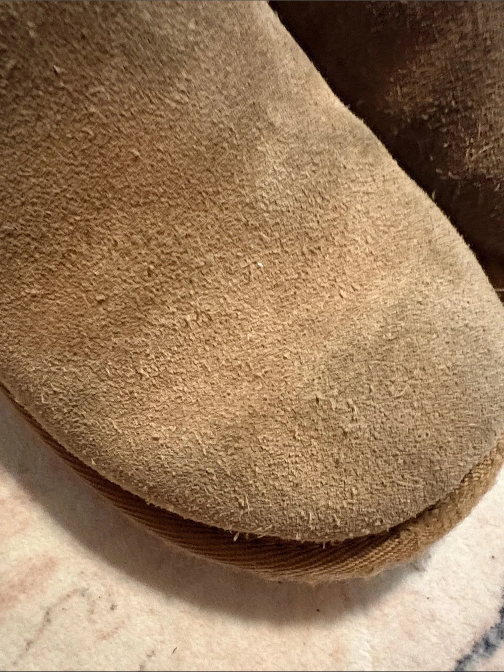 UGG Kids Brown Suede Slip-On Slippers size 13.